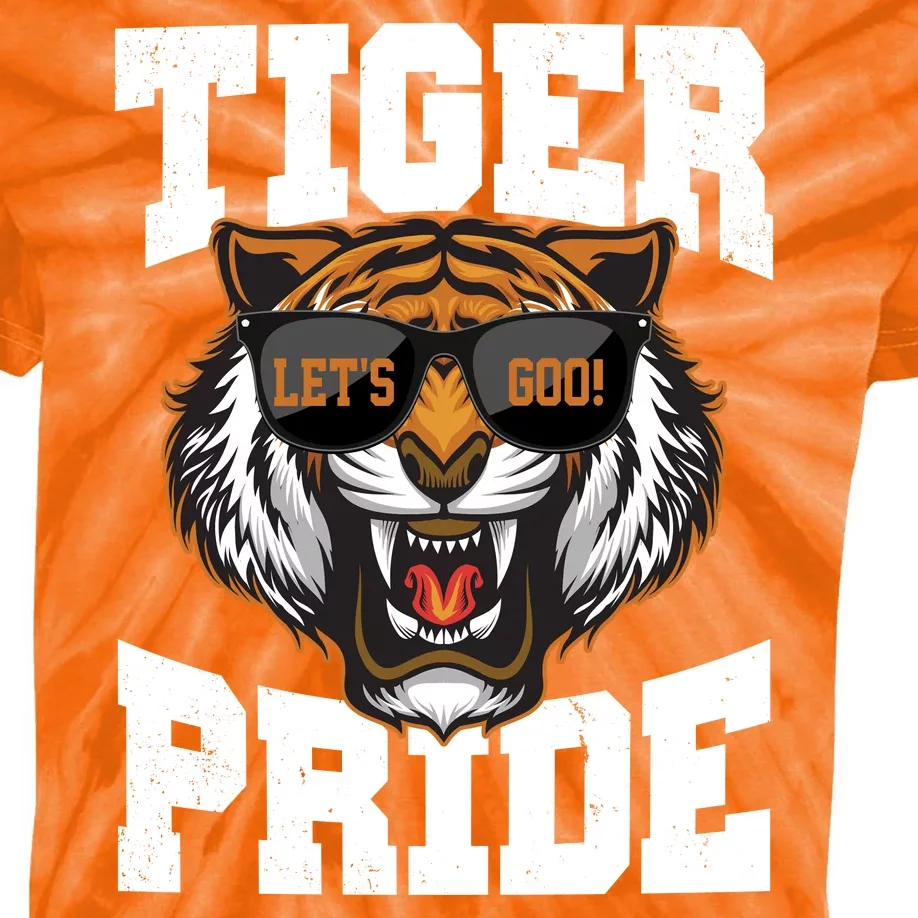 Tiger Pride Lets Goo! Kids Tie-Dye T-Shirt