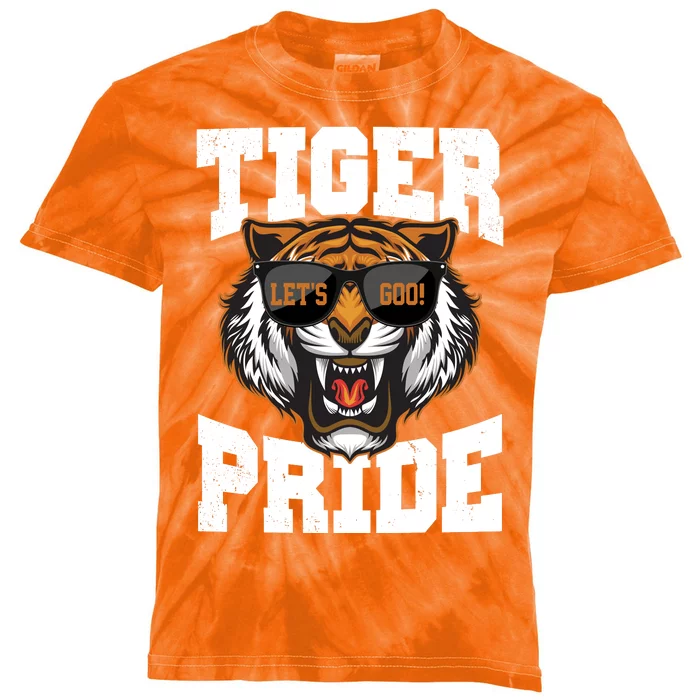 Tiger Pride Lets Goo! Kids Tie-Dye T-Shirt