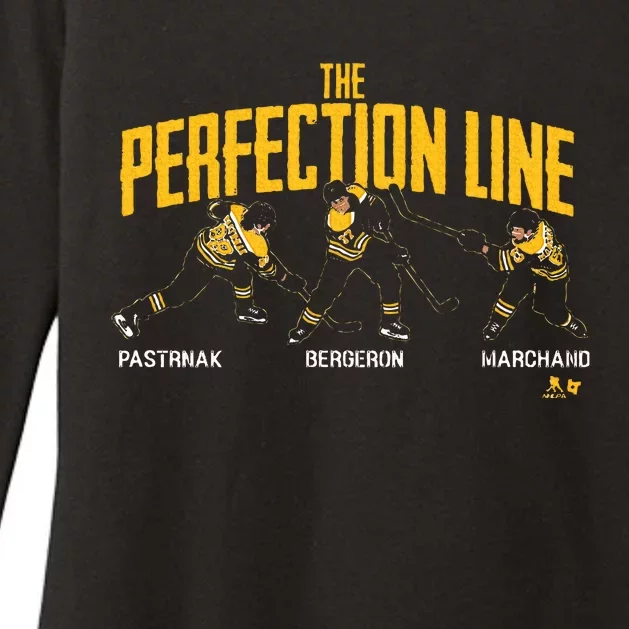 The Perfection Line Boston Hockey Womens CVC Long Sleeve Shirt