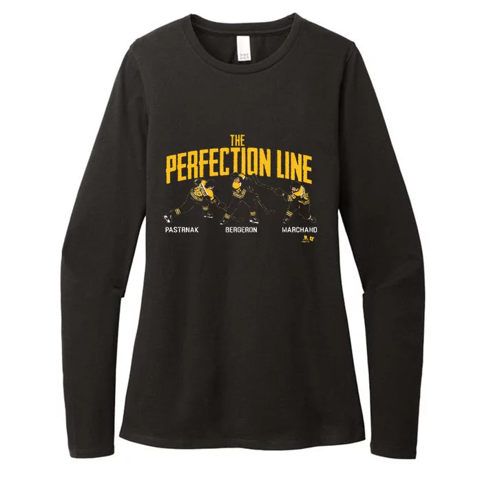 The Perfection Line Boston Hockey Womens CVC Long Sleeve Shirt