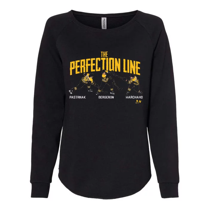 The Perfection Line Boston Hockey Womens California Wash Sweatshirt