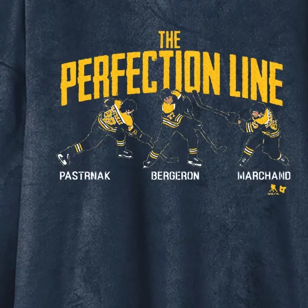 The Perfection Line Boston Hockey Hooded Wearable Blanket