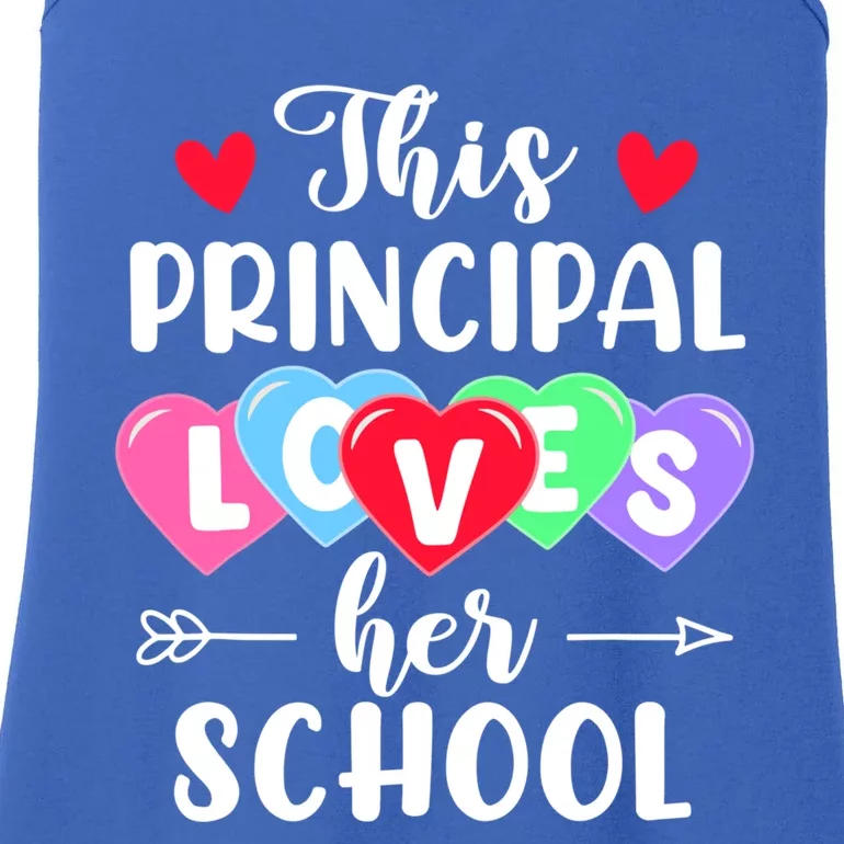 This Principal Loves Her School Gift Funny Valentine's Day Gift Ladies Essential Tank