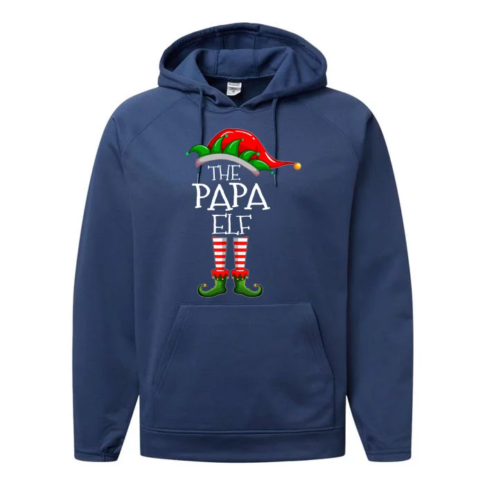 The Papa Matching Family Group Christmas Party Pajama Great Gift Performance Fleece Hoodie