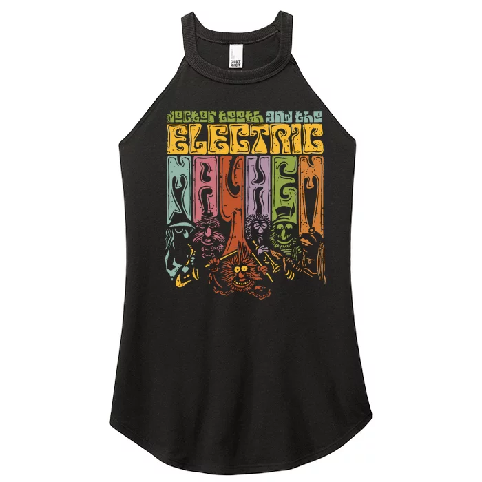 The Psychedelic Muppets The Electric Mayhem Women’s Perfect Tri Rocker Tank