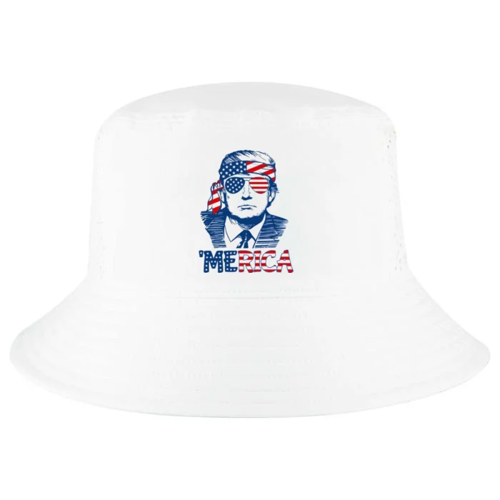 Trump Patriotic Merica Cool Comfort Performance Bucket Hat