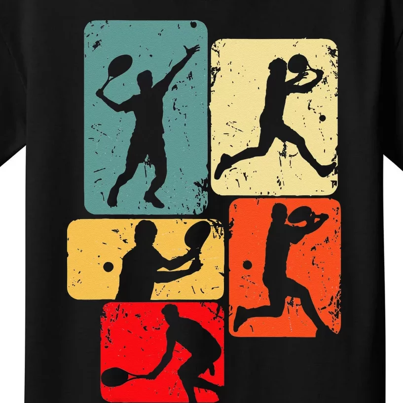 Tennis Player Men Kids T-Shirt