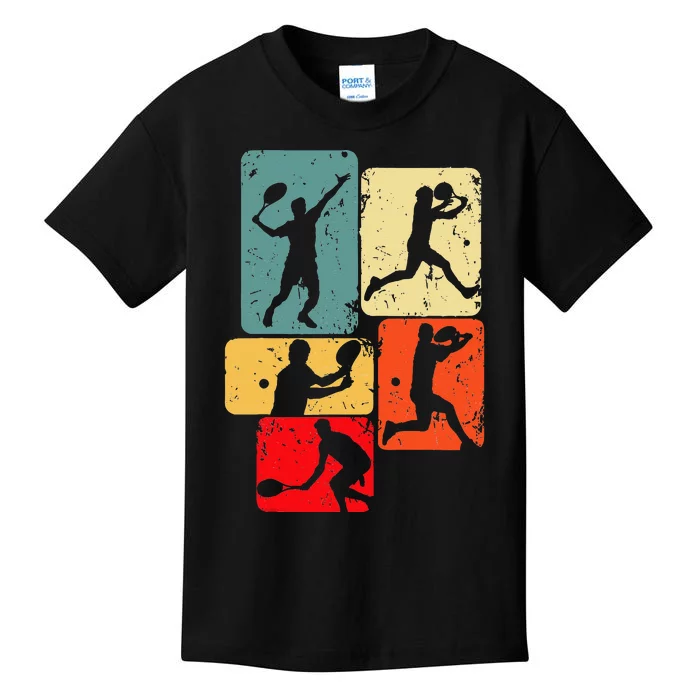 Tennis Player Men Kids T-Shirt