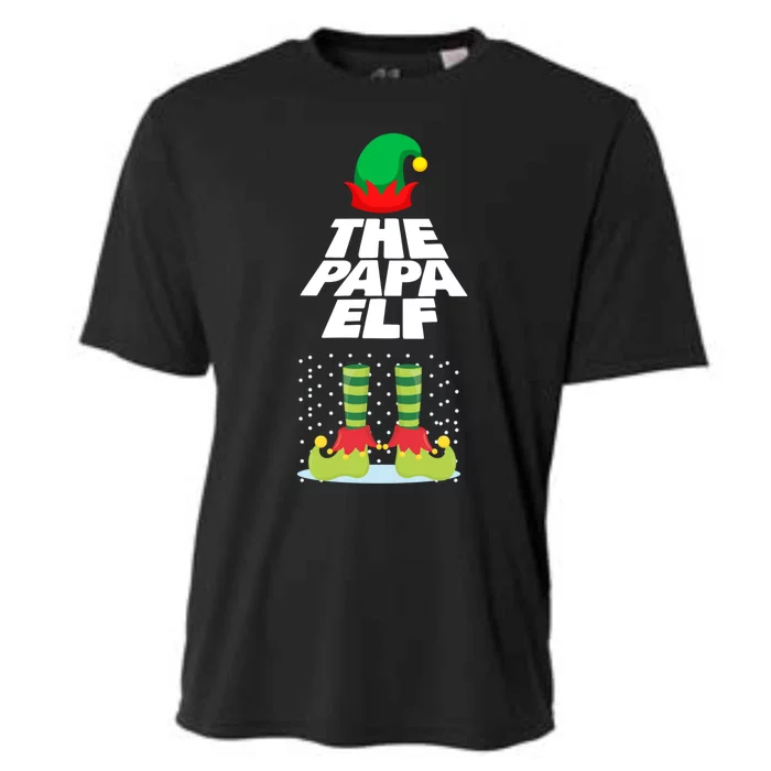 The Papa Matching Family Group Christmas Party Gift Cute Gift Cooling Performance Crew T-Shirt