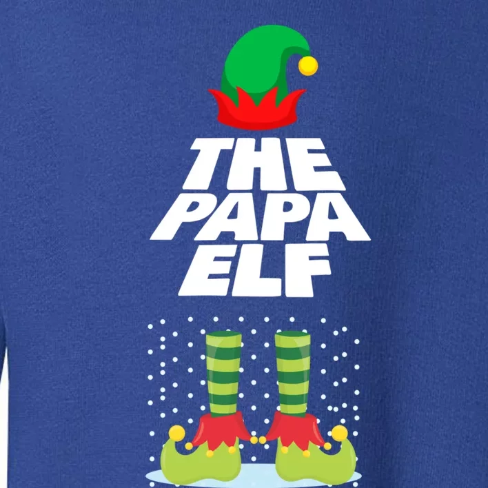 The Papa Matching Family Group Christmas Party Gift Cute Gift Toddler Sweatshirt