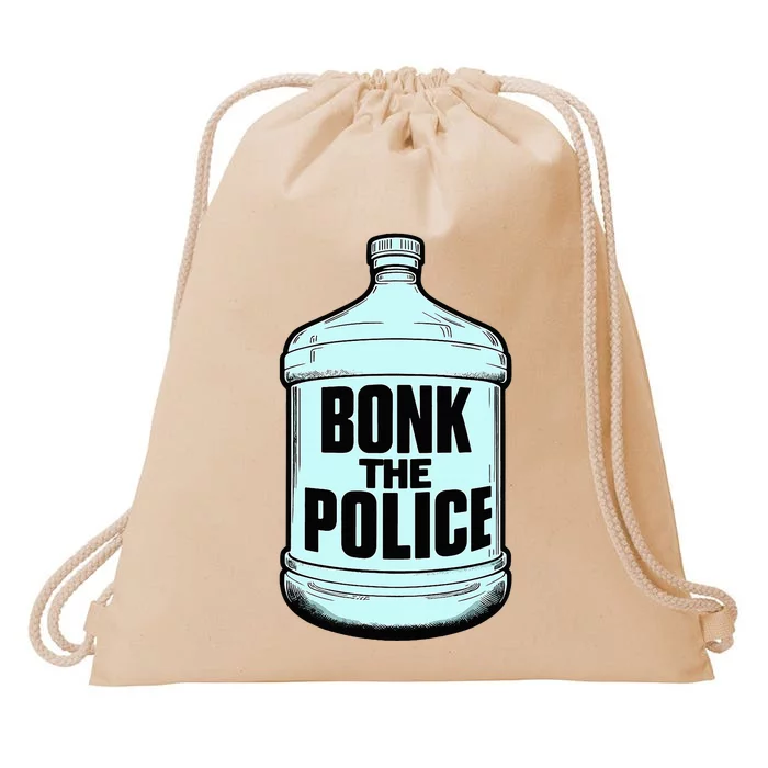 The P.O.L.I.C.E Man Bonk The Drawstring Bag