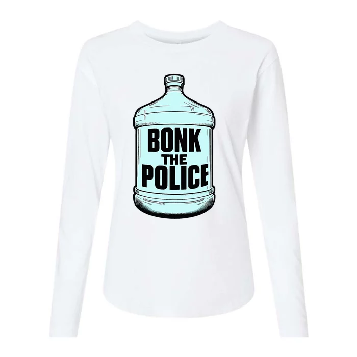 The P.O.L.I.C.E Man Bonk The Womens Cotton Relaxed Long Sleeve T-Shirt