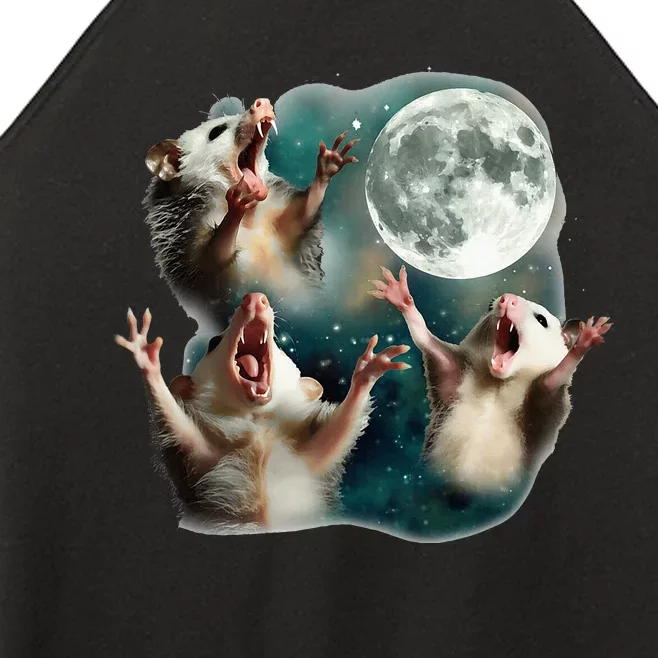 Three Possum Moon 3 Opossum Women’s Perfect Tri Rocker Tank