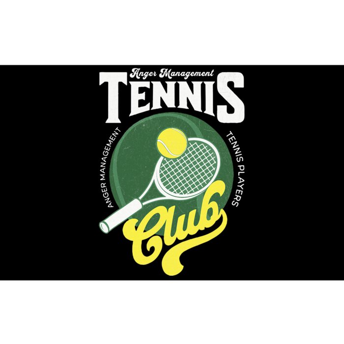 Tennis Player Management With Anger Therapy Bumper Sticker