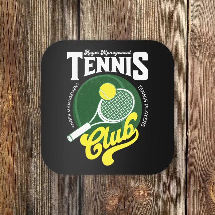 Tennis Player Management With Anger Therapy Coaster