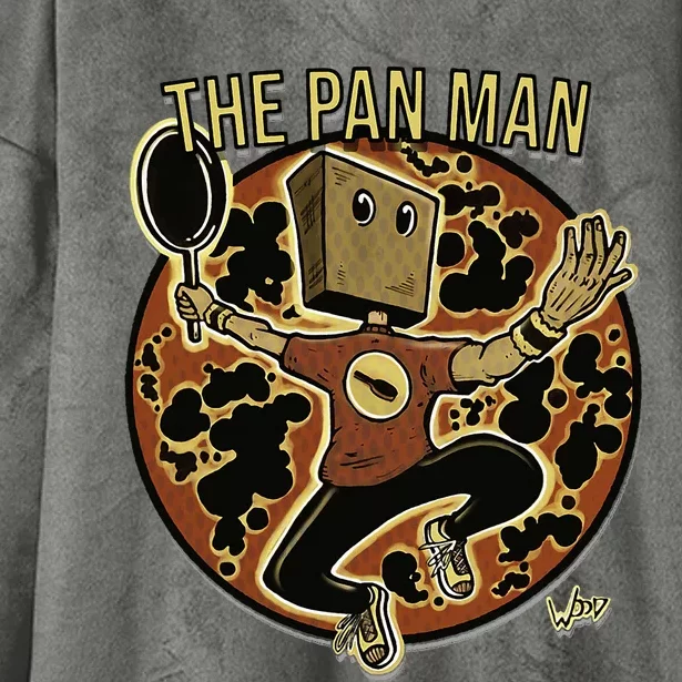 The Pan Man Hooded Wearable Blanket