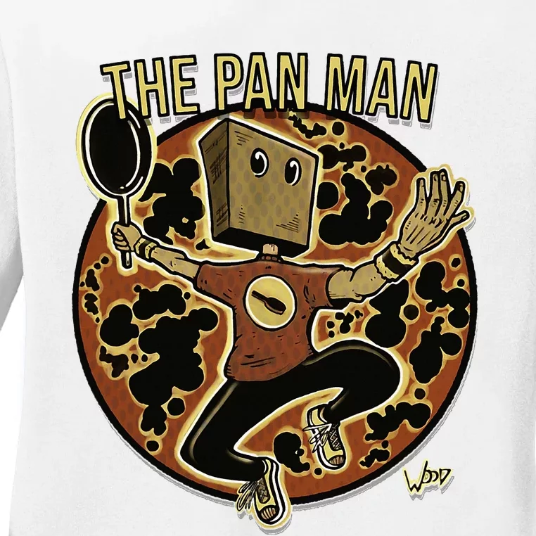 The Pan Man Ladies Long Sleeve Shirt