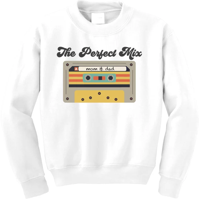 The Perfect Mix Baby Onesie® Retro Cassette Kids Sweatshirt