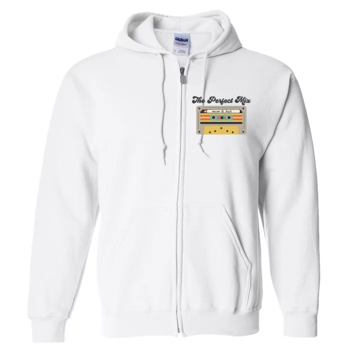 The Perfect Mix Baby Onesie® Retro Cassette Full Zip Hoodie