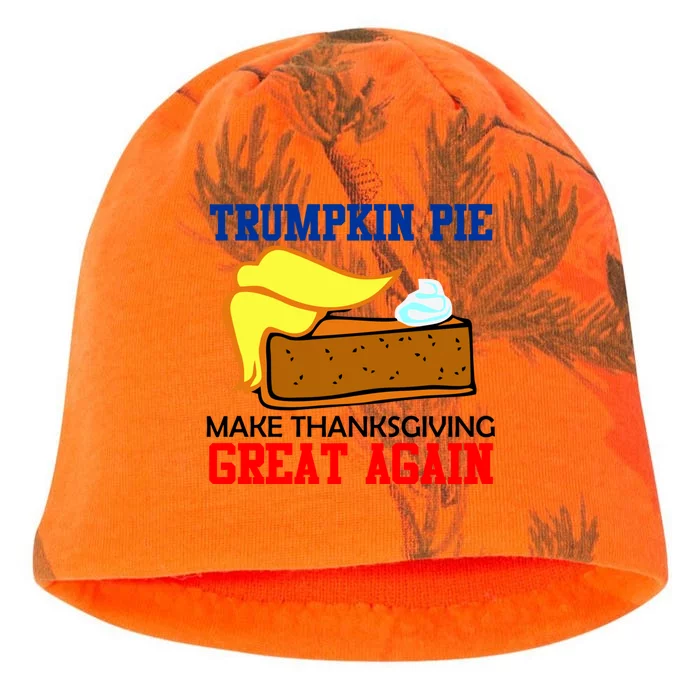 Trumpkin Pie Make Thanksgiving Great Again Funny Trump Gift Kati - Camo Knit Beanie