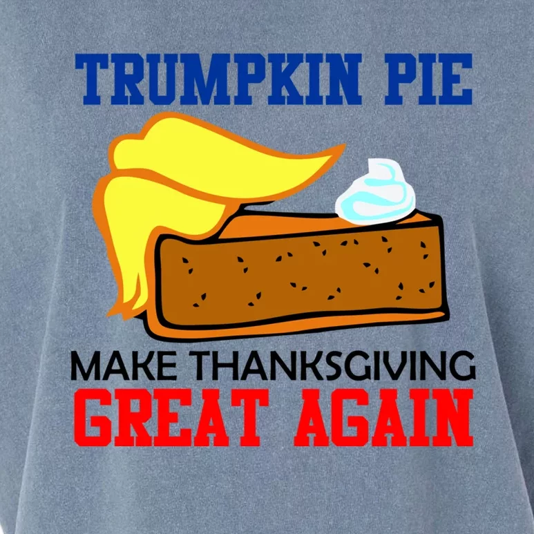 Trumpkin Pie Make Thanksgiving Great Again Funny Trump Gift Garment-Dyed Women's Muscle Tee