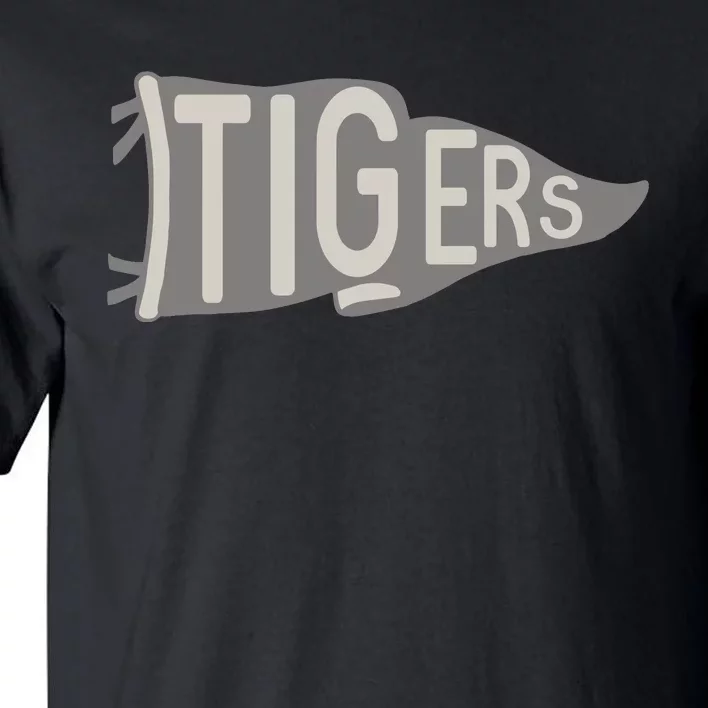 Tigers Pennant Mascot Tall T-Shirt