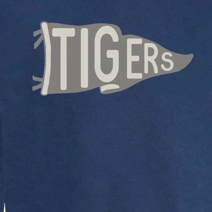 Tigers Pennant Mascot Garment-Dyed Sweatshirt