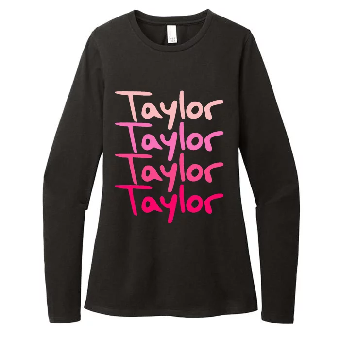 T.aylor Personalized Name Womens CVC Long Sleeve Shirt