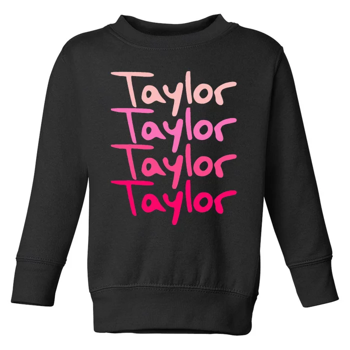 T.aylor Personalized Name Toddler Sweatshirt