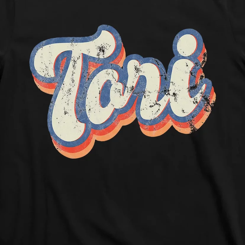 Tori Personalized Name Custom Lettering 70S T-Shirt