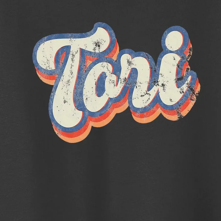 Tori Personalized Name Custom Lettering 70S Toddler T-Shirt