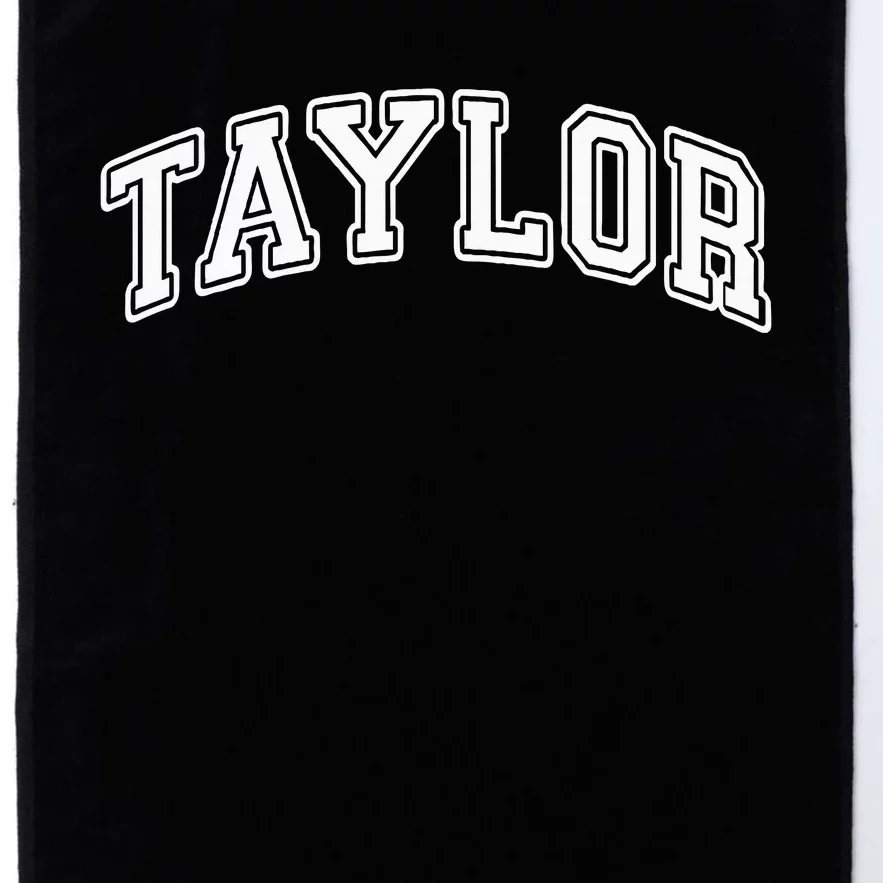 T.aylor Personalized names style Platinum Collection Golf Towel