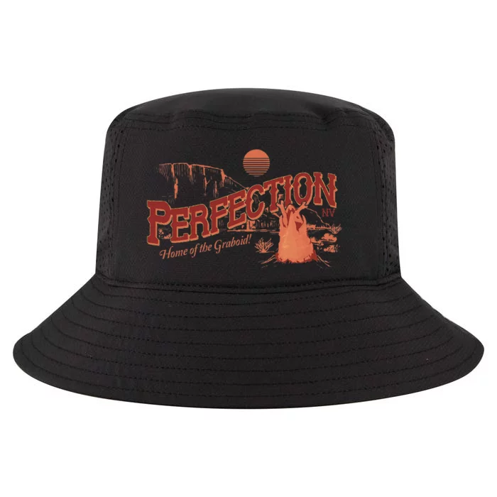 Tremors Perfection Nevada Retro Portrait Cool Comfort Performance Bucket Hat