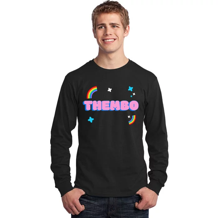 Thembo Pride Non Binary Genderfluid Bimbo Tall Long Sleeve T-Shirt