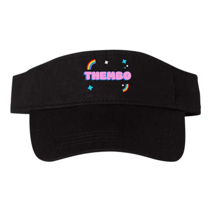 Thembo Pride Non Binary Genderfluid Bimbo Valucap Bio-Washed Visor