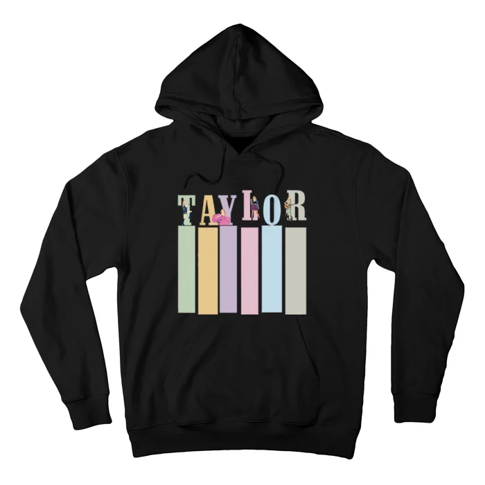 Taylor Personalized Name I Love Taylor Groovy Birthday Hoodie