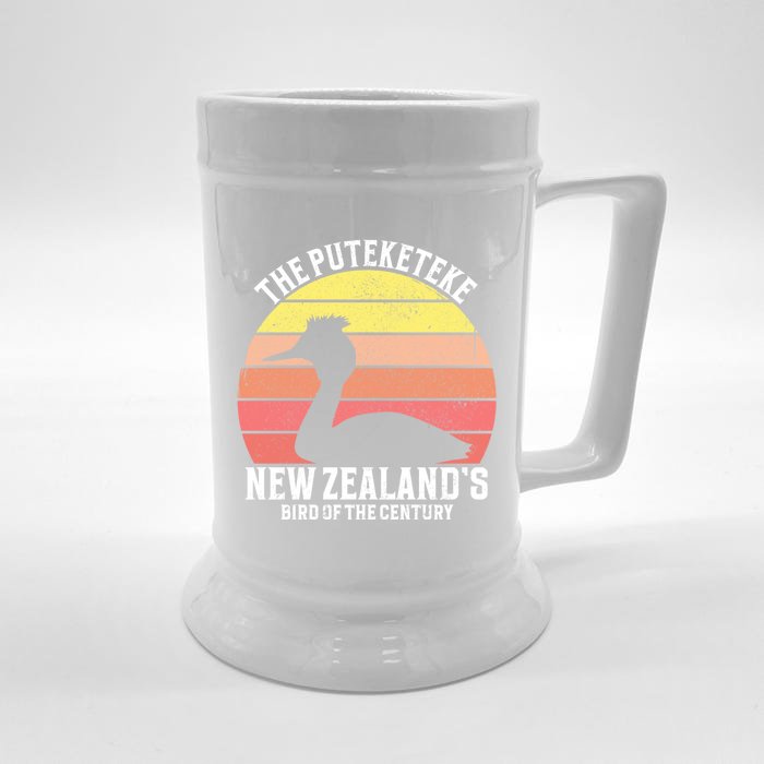 The Puteketeke New ZealandS Bird Of The Century Front & Back Beer Stein