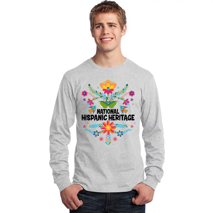 Traditional Pattern National Hispanic Heritage Month Long Sleeve Shirt