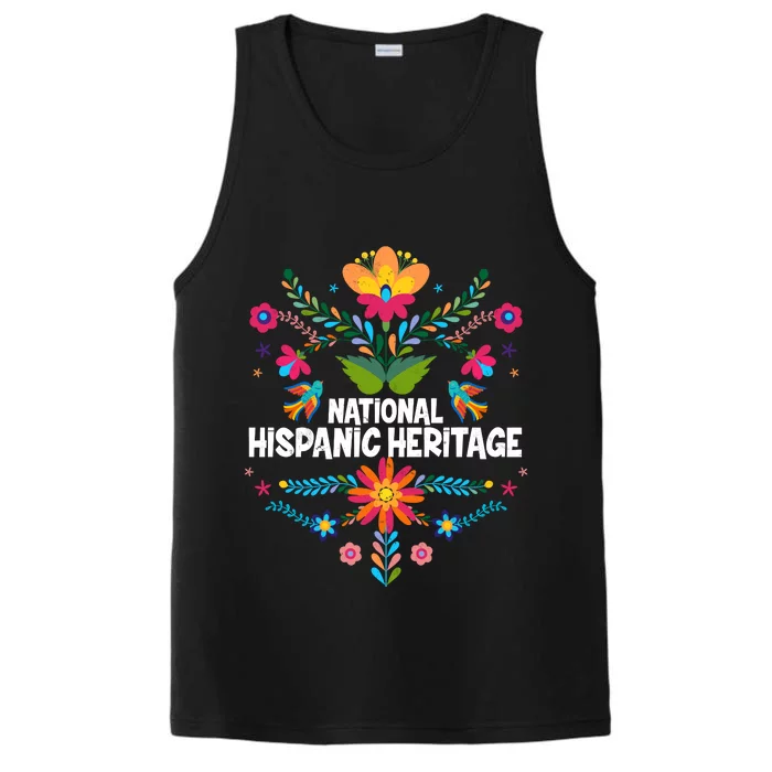 Traditional Pattern National Hispanic Heritage Month Performance Tank