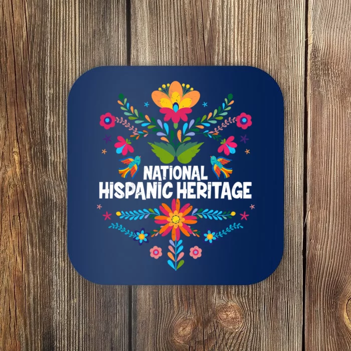 Traditional Pattern National Hispanic Heritage Month Coaster