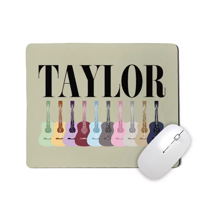 Taylor Personalized Name I Love Taylorgroovy 70S Mousepad