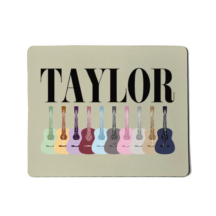 Taylor Personalized Name I Love Taylorgroovy 70S Mousepad