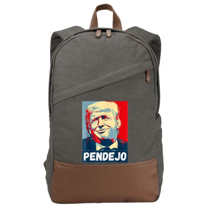 Trump Pendejo Not My President Impeach Cotton Canvas Backpack