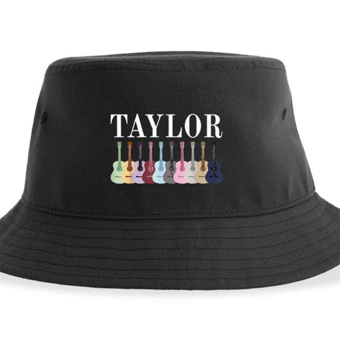 Taylor Personalized Name I Love Taylor Sustainable Bucket Hat