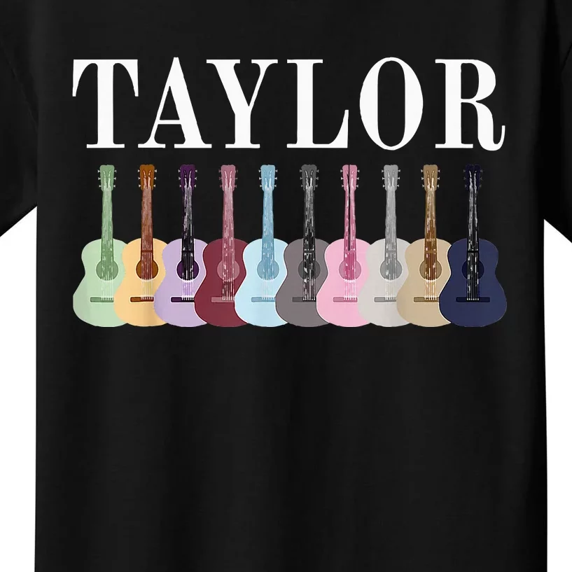 Taylor Personalized Name I Love Taylor Kids T-Shirt