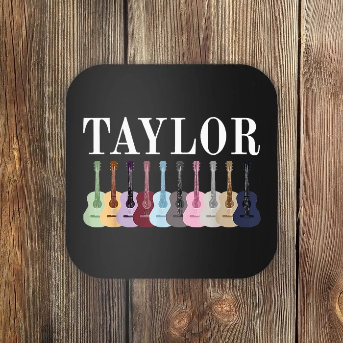 Taylor Personalized Name I Love Taylor Girl Coaster