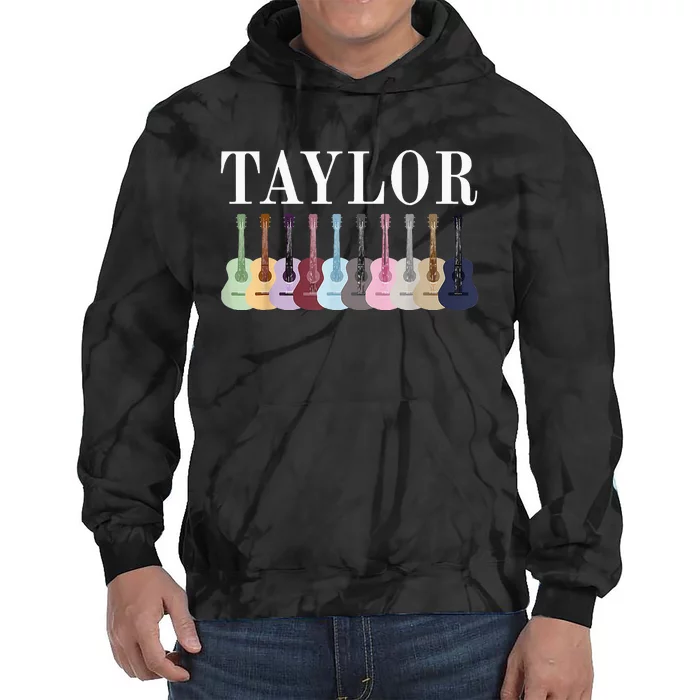 Taylor Personalized Name I Love Taylor Girl Tie Dye Hoodie