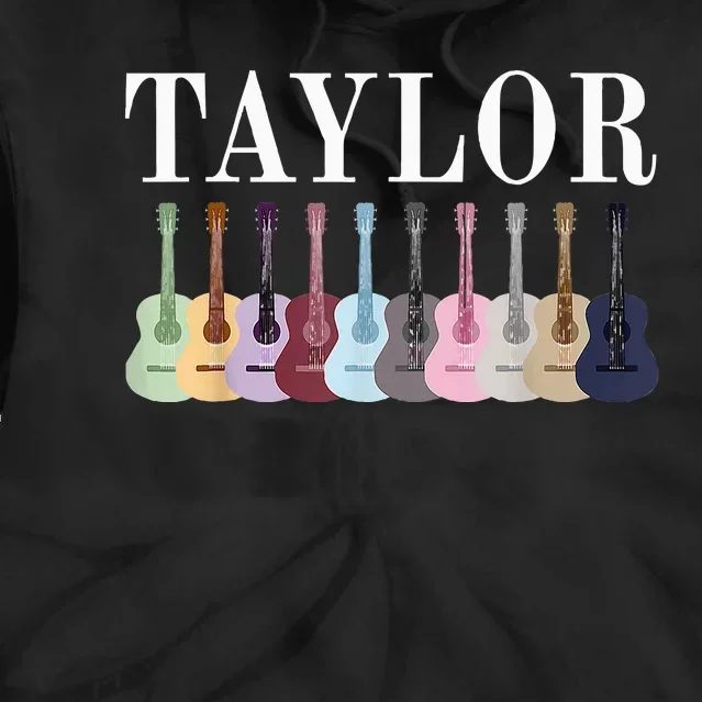 Taylor Personalized Name I Love Taylor Girl Tie Dye Hoodie