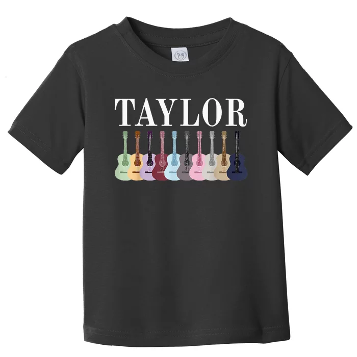 Taylor Personalized Name I Love Taylor Girl Toddler T-Shirt