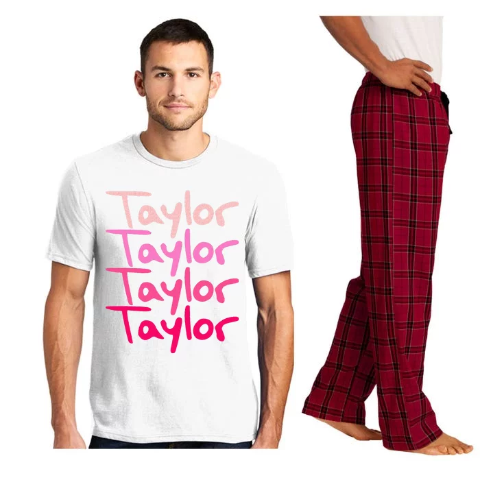 T.aylor Personalized Name Pajama Set